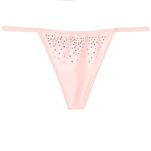 Victoria’s Secret very sexy rhinestones satin v-string thong